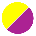 yellow purple